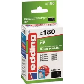 EDDING EDD-180 - atrament - HP - čierny - 338 - náplň - náplň - kompatibilný