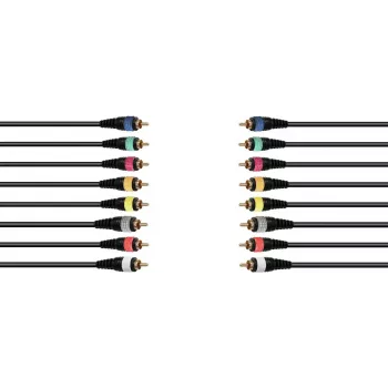 Audio snake kábel Omnitronic 8xCinch 15 m — multicore prepojenie pre osem cinch konektorov