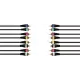 Audio snake kábel Omnitronic 8xCinch 15 m — multicore prepojenie pre osem cinch konektorov