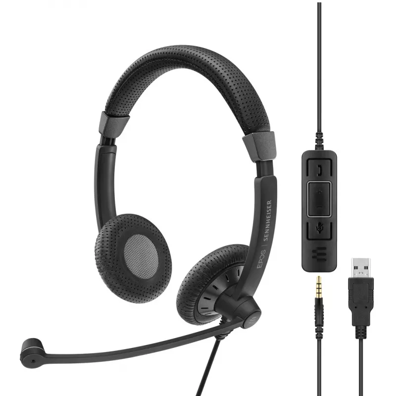 EPOS | SENNHEISER IMPACT SC 75 USB MS headset káblový cez hlavu pripojenie/hudba USB Type-A čierna