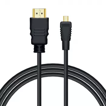 Savio CL-40/M HDMI (M) - micro HDMI (M) kábel s Ethernet, 2m, čierna