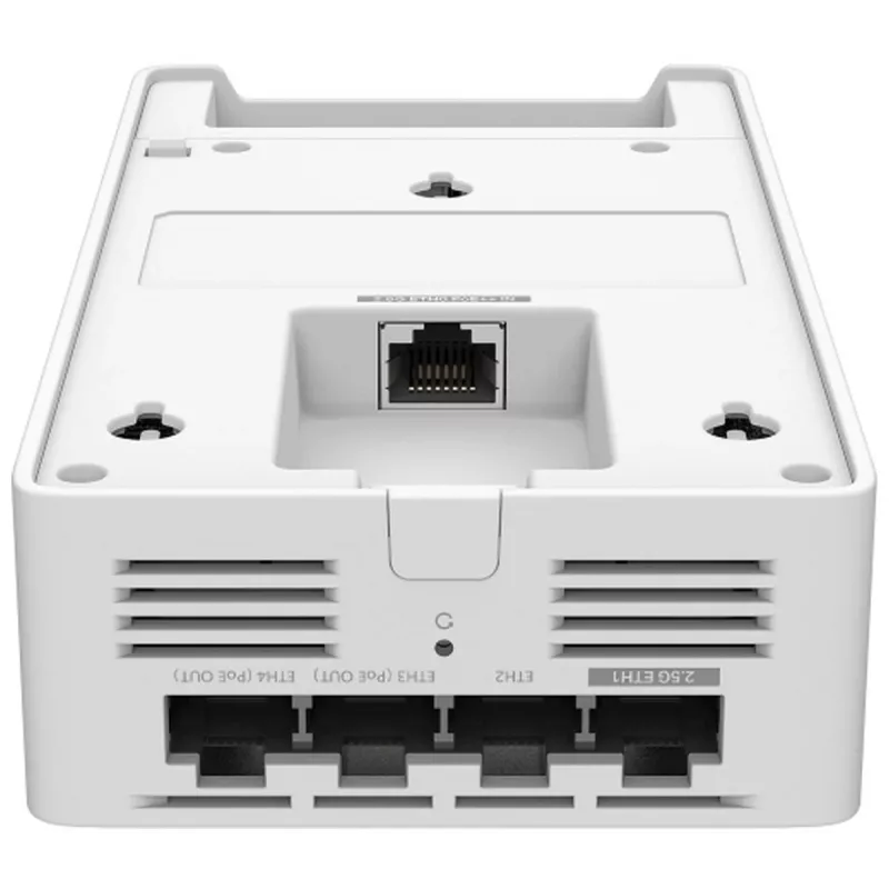 Wireless Access Point TP-LINK EAP775-Wall 9300 Mbit/s, Tri-Band 2.4/5/6 GHz, 5x RJ-45, PoE, biela
