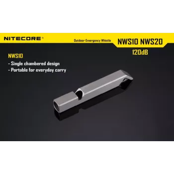 Píšťalka Outdoor EMERGENCY/120DB NWS10 Nitecore