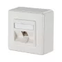 METZ CONNECT BTR IT CONNECT E-DAT Modul 8(8) AP - podomietková zásuvka - RJ-45 - čistá biela, RAL 9010 (1309110002-E)