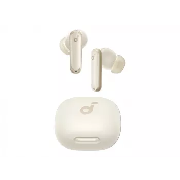 Náhlavná súprava Soundcore P40i do uší bezdrôtová Bluetooth — biela, intraaurálna, na hovory, hudbu a šport