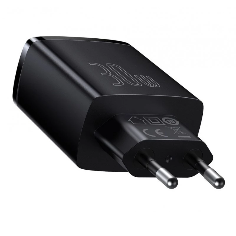 Baseus 30W USB nabíjačka QC PD3.0 Type-C PD rýchlonabíjačka pre iPhone 17 16 15 14 13 12 Pro Max Xiaomi Samsung