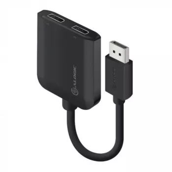 DisplayPort na dual-DisplayPort adaptér ALOGIC 4K 30 Hz