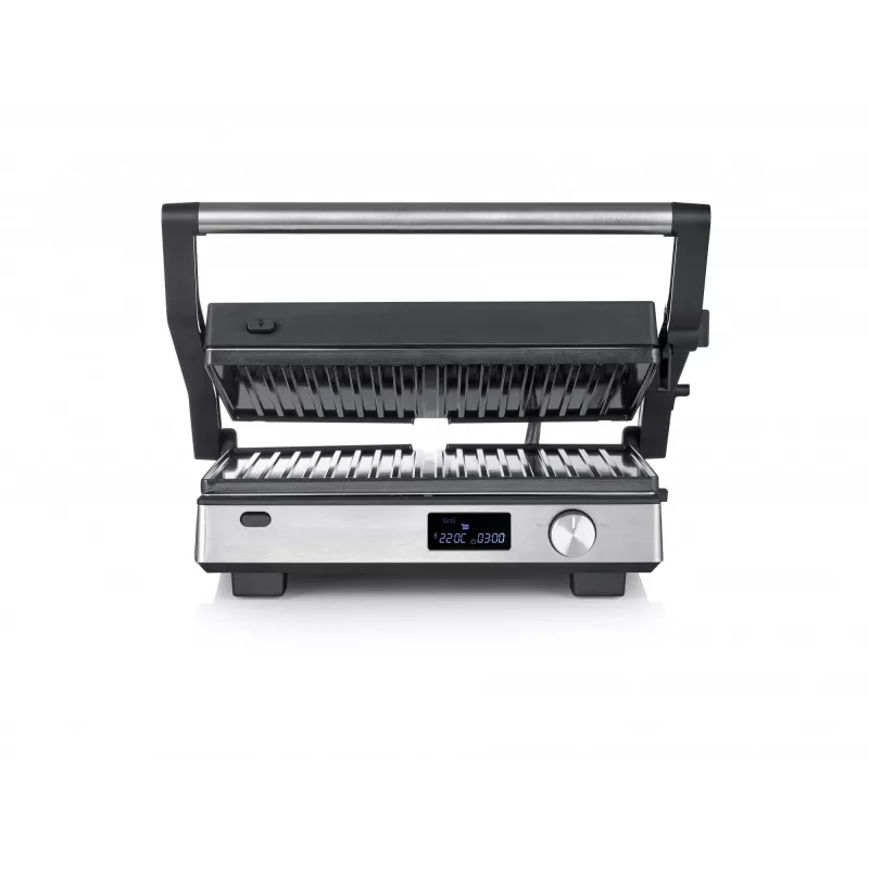 Kontaktný gril Severin KG 2380 čierny strieborný 2000W nerez