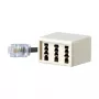METZ CONNECT BTR - telefónny adaptér - RJ-45 (M) - TAE-NFN (W) - 10 cm (130450440101-E)