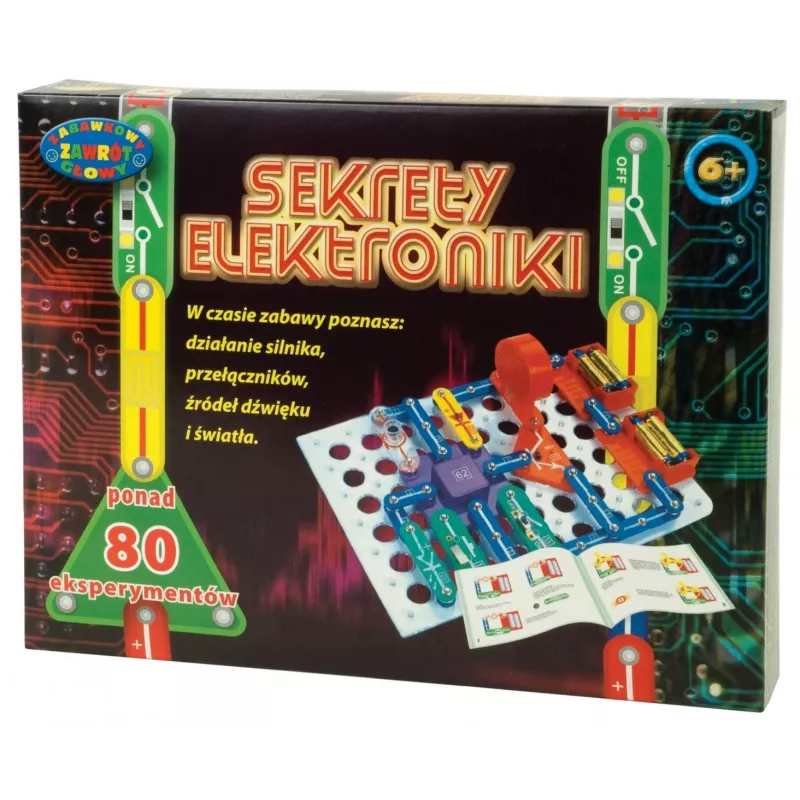 Vzdelávacia elektronická súprava Dromader Sekrety Elektroniki — 80 experimentov