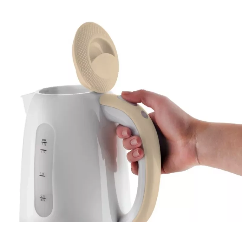 Elektrická kanvica Concept Solution RK2331 — 1,7 L, 2200 W, béžová/biela