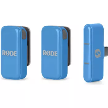 Bezdrôtový lavalier mikrofón Rode Wireless Micro — modrý (WIMICROCBLU)