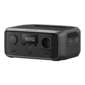 Prenosná elektrárnička EcoFlow RIVER 3 UPS — LiFePO4 245 Wh, 300 W, 1 AC zásuvka, USB-A, USB-C, AC/solárny/DC vstup