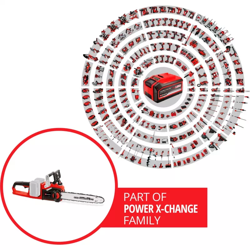 Einhell GE-LC 36/35 Li-Solo čierna, červená