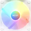 NZXT F120 RGB Core RF-C12SF-W1 120 mm skrinkový ventilátor, 500–1800 RPM, PWM, biely
