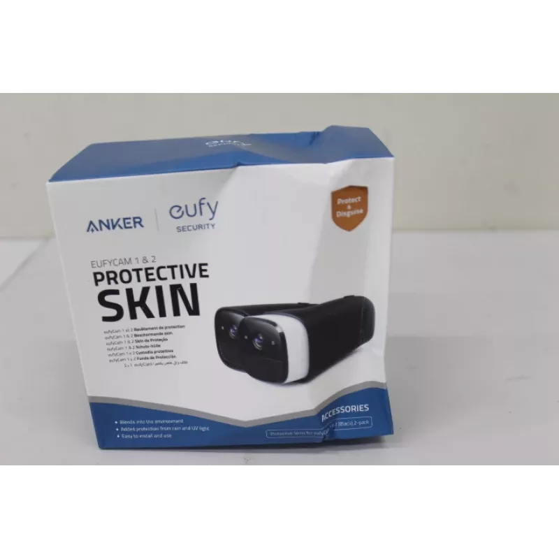 Sada silikónových puzdier Anker Eufy 2 čierna pre EufyCam EufyCam 2