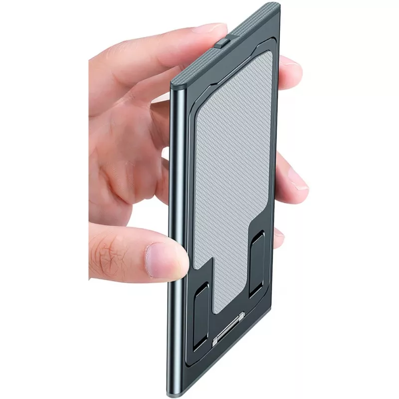Pasívny držiak Inter-Tech MTS-105 pre mobil smartfón tablet UMPC sivý