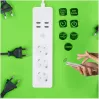 Tellur WiFi inteligentná zásuvková lišta so 3 AC zásuvkami a 4 USB portmi (4A)