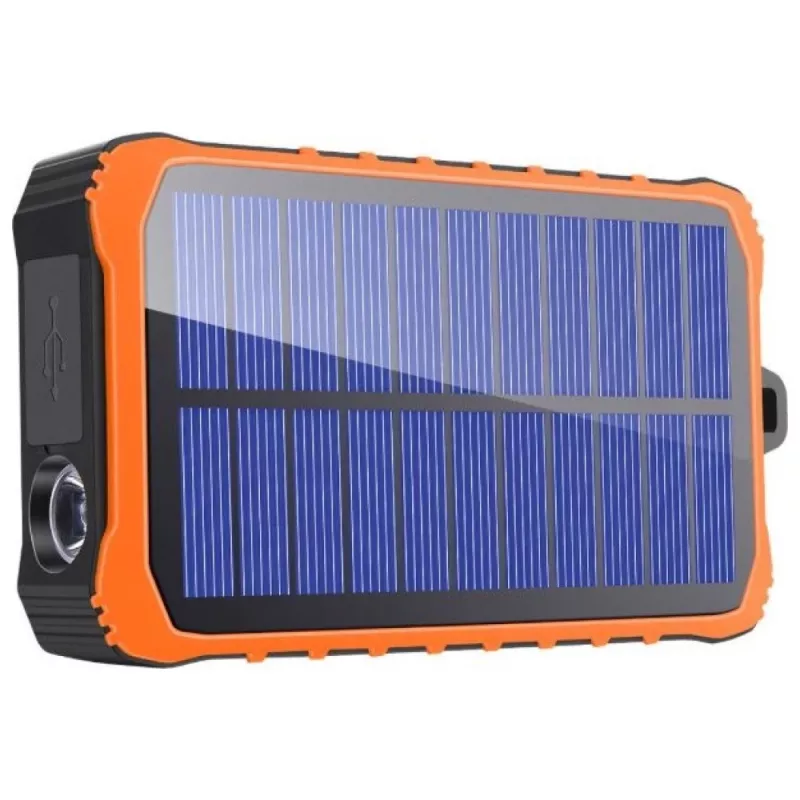 Powerbank Propper Solar 12000mAh sivý