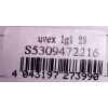 Ochranné okuliare UVEX LGL 29 – model 53/0/947/2216/UNI, čierny rám