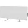 AENO Premium Eco Smart ohrievač, 700 W, tvrdené sklo, infračervené + konvekčné vyhrievanie, LED displej, typ konektora: Európa (typ E/F), BIELA