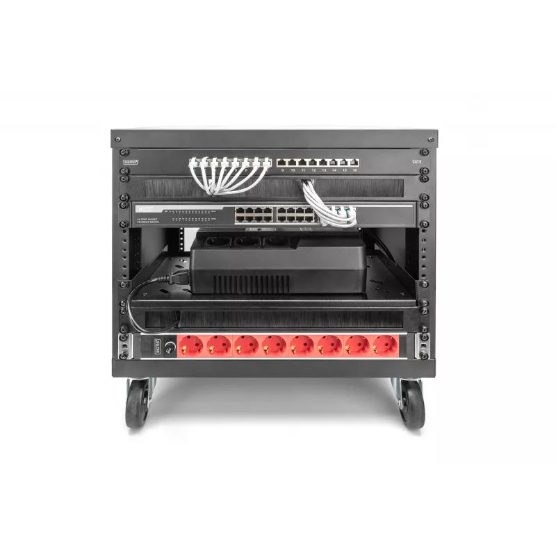 Digitus - skriňa sieťový rack - čierna, RAL 9005 - 21U - 48,3 cm (19