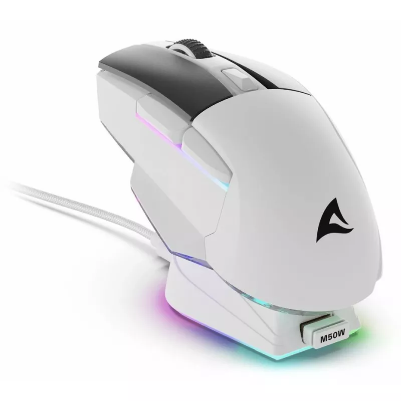 Sharkoon SGM50W myš herná pravá ruka RF bezdrôtová + USB Type-A optická 6400 DPI