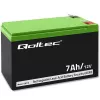 Qoltec 53076 AGM batéria | 12V | 7Ah | bezpečnosť