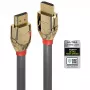 Lindy 5m Ultra High Speed HDMI kábel, Gold Line, 5 m, HDMI Type-A (štandard), HDMI Type-A (štandard), sivý