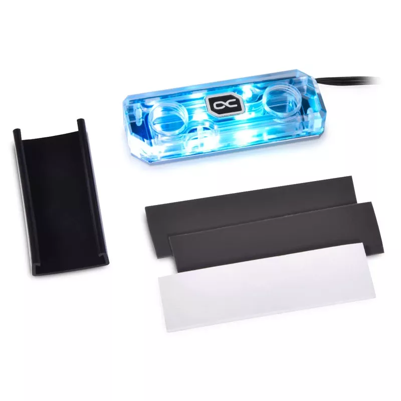 Alphacool HDX Apex M.2 2280 SSD vodný chladič, akryl aRGB