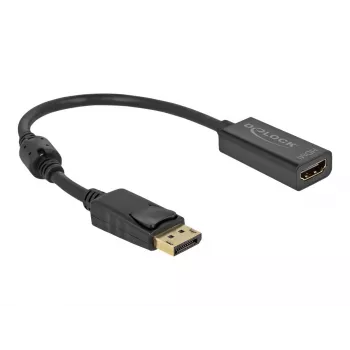Adaptér DisplayPort 1.2 konektor samec na HDMI konektor samica 4K DeLOCK 63559