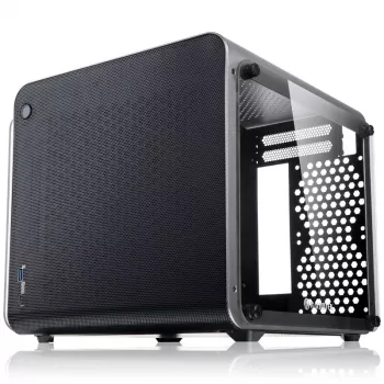 Počítačová skriňa Raijintek METIS EVO TG Mini-ITX skriňa, strieborná