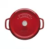 Jednoduchý hrniec Staub Cocotte 24 cm čerešňa