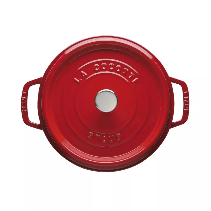 Jednoduchý hrniec Staub Cocotte 24 cm čerešňa