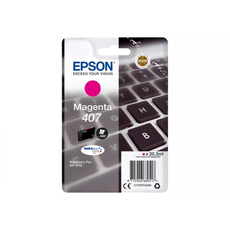 Atramentová kazeta Epson C13T07U340 purpurová High (XL) Yield pre WF-4745 Series
