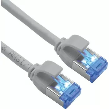 ROLINE S/FTP patch kábel Cat.6A TPE vhodný pre PoE bez zamotania sivá 0,5 m