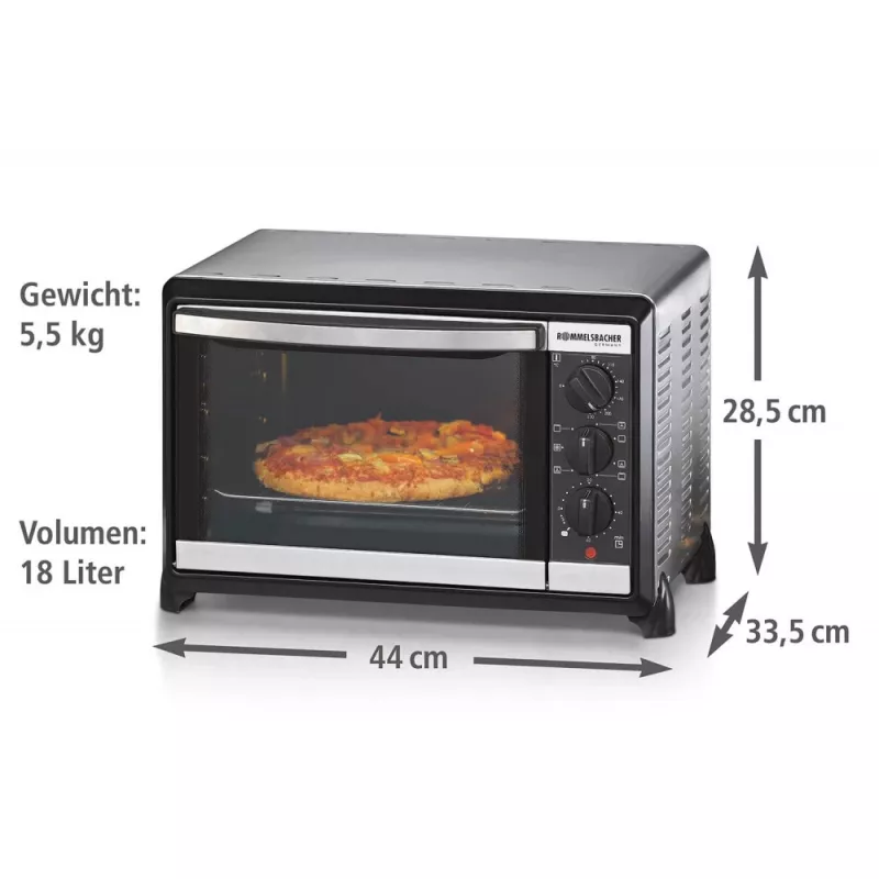 Mini rúra na pečenie Rommelsbacher BG 1055/E