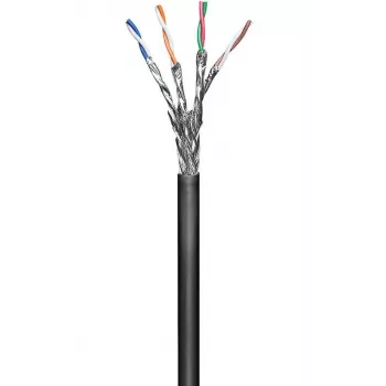 Microconnect KAB024-100 sieťový kábel čierny 100 m Cat6 S/FTP (S-STP)
