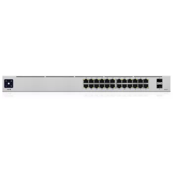 Ubiquiti UniFi 24-port PoE spravovaný L2/L3 Gigabit Ethernet (10/100/1000) Power over Ethernet (PoE) 1U strieborný