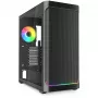 PC skriňa Sharkoon AK4W RGB pásiková Midi Tower čierna