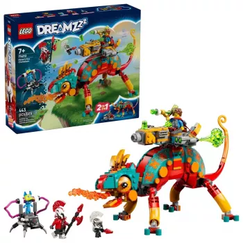 Stavebnica LEGO 71492 Dreamzz Mateovo ohnivé chameleón herná sada, stavebnicový model pre fantazijné stavanie