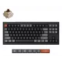 Mechanická klávesnica Keychron V3 Ultra 8K – kábel & Bluetooth, QWERTY, RGB, čierna