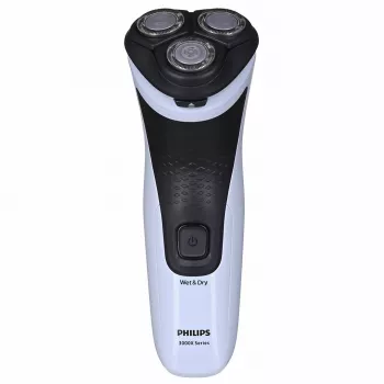 Elektrický rotačný holiaci strojček Philips 3000X Series X3003/00 — 3-hlavový, mokré & suché, NiMH batéria, 40 min. výdrž