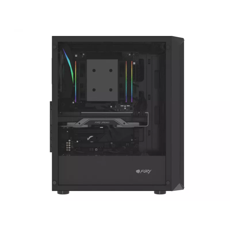 Natec Fury Shobo SH4F - PC skriňa - Tower - čierna