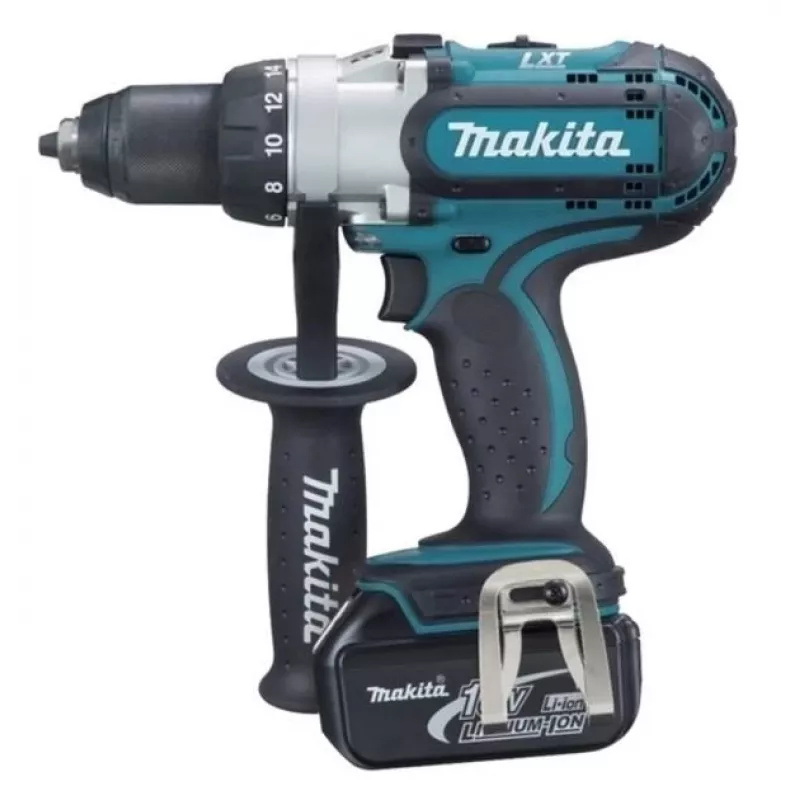 Makita DDF451RTJ vŕtačka, bez kľúča, 2,1 kg, čierna, modrá