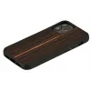 Ochranné puzdro Man and Wood pre iPhone 12 mini – ebenové drevo čierna