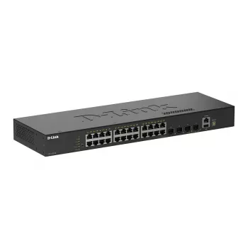 D-Link 28-port Gigabit Stackable Smart Managed switch so 4 x 10G SFP+ portami