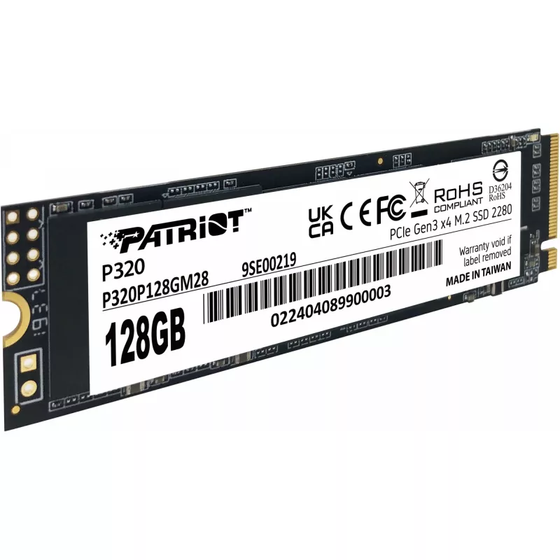 SSD disk Patriot P320 128GB M.2 2280 PCIe 3.0 x4 NVMe