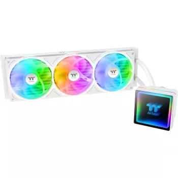 All-in-One kvapalinový chladič CPU THERMALTAKE TH360 V3 ARGB Sync Snow Edition (3x120mm, ARGB, AIO)