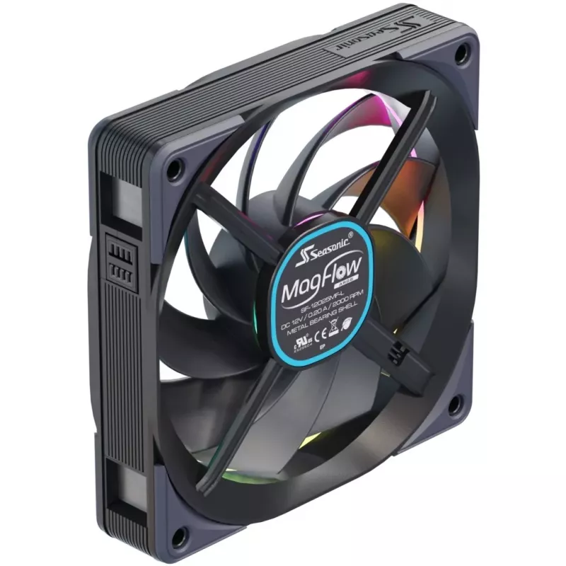 Seasonic MagFlow ARGB 120mm sada 3 ventilátorov